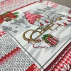 Новогодняя ткань для скатерти Зимние гномы купон 688681