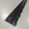 Стельовий карниз Техно-89 мм двосмуговий чорний 150 см 341100