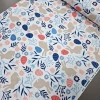Скатертная ткань с пропиткой Пасхальный декор голубой 081868