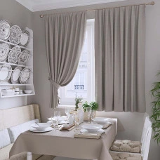 Комплект коротких штор Даймонд песок 140*180 см
