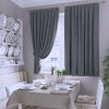 Комплект коротких штор Даймонд графітовий 140*180 см 1801403505