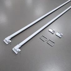 Мини карниз Кафе Marcin Dekor 40-60 см белый