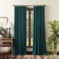 Комплект штор Оксамит Miro бірюзовий 250*270 см