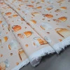 Ткань полотенечная вафельная Чашка кофе оранжевый 150 см 223981