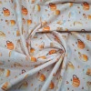 Ткань полотенечная вафельная Чашка кофе оранжевый 150 см 223981