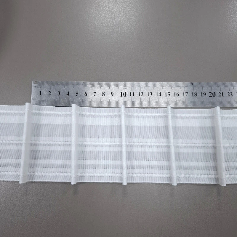 Тесьма для штор матова олівець 80 мм 1/1,5 1021
