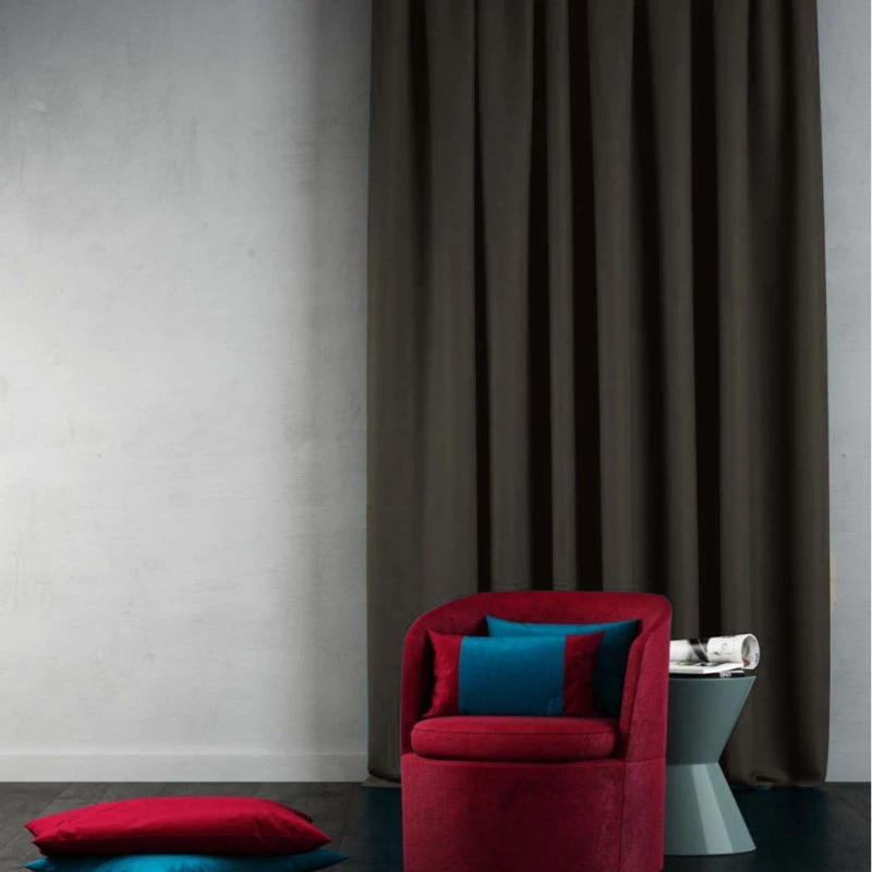 Комплект штор блекаут Aura коричневий 300*270 см 60045505
