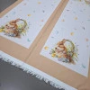 Ткань для дорожки раннер Пасхальные цветы купон 50*150 см 030591
