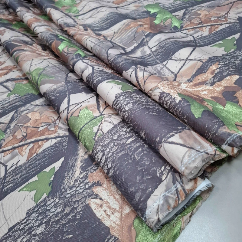 Ткань Оксфорд Лес камуфляж 135 г/м2 55469