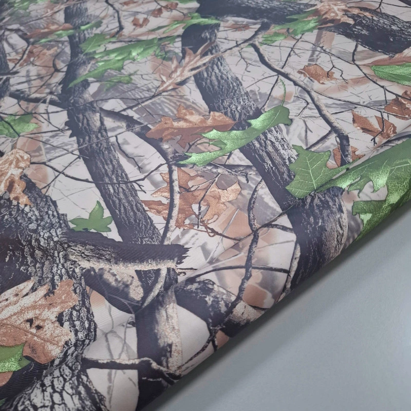 Ткань Оксфорд Лес камуфляж 135 г/м2 55469