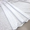 Тюль Гипюр Айрис абстракция белый 120 см 6245