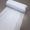 Тюль Гипюр Айрис абстракция белый 120 см 6245