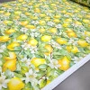Ткань скатертная с пропиткой диджитал Лимонный цвет зеленый чай 8838281