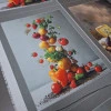Полотенечая ткань полупанама Овощной микс купон 65*150 см 558591