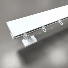 Карниз Top Line Квадро двухполосный белый 160 см