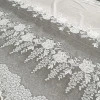 Тюль Гипюр Букет цветов купон серый 280 см 28021192