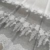 Тюль Гипюр Букет цветов купон серый 280 см 28021192